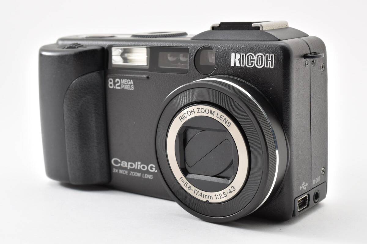 動作確認済　外観美品　RICOH Caplio GX8 撮影 ズーム フラッシュOK リコー　単三電池使用　液晶やや暗め