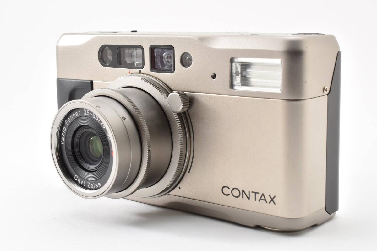 動作確認済 外観美品 CONTAX TVS Carl Zeiss Vario Sonnar シャッターOK T＊ 28-56mm F3.5-6.5 フィルムカメラ コンタックス 液晶表示不良