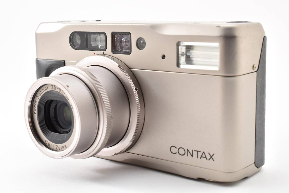 動作確認済　液晶OK CONTAX TVS II Ⅱ Carl Zeiss Vario Sonnar T ＊　F3.5-6.5　28-56mm コンタックス　ベタつきあり　*