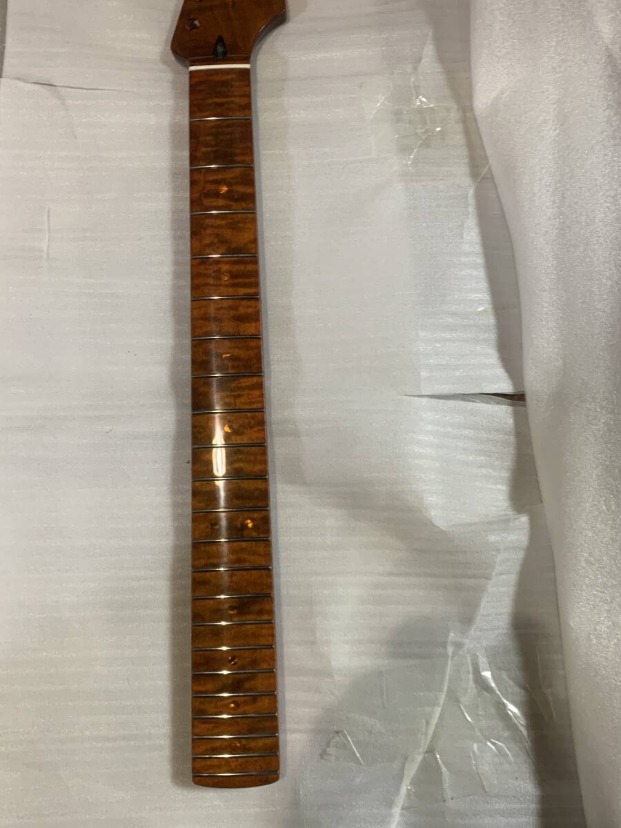 ST琥珀　トラ　アバロンドット　メープルネック　NO1