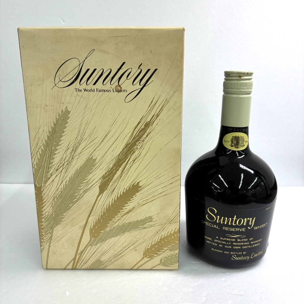 S058-G25-683 【未開栓】 SUNTORY サントリー スペシャルリザーブ ウイスキー 特級 43% 白 760ml 箱付き DA