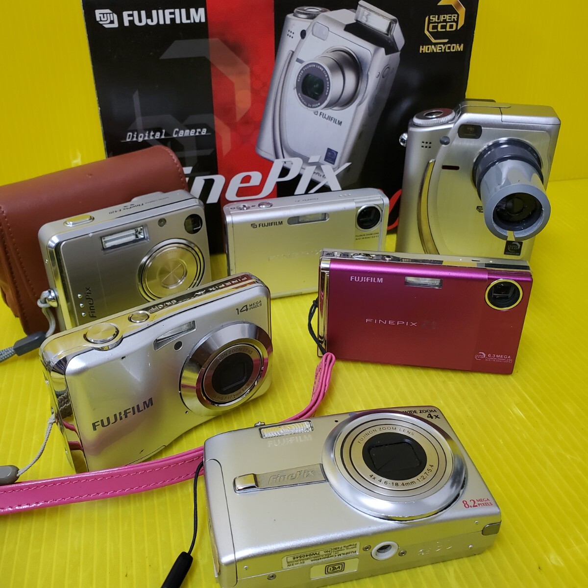 ♪YB877 デジカメ FUJIFILM FinePix デジタルカメラ 6台セット まとめ売り Z5fd F480 AV F420 4700z Z1 ファインピックス 富士フィルム