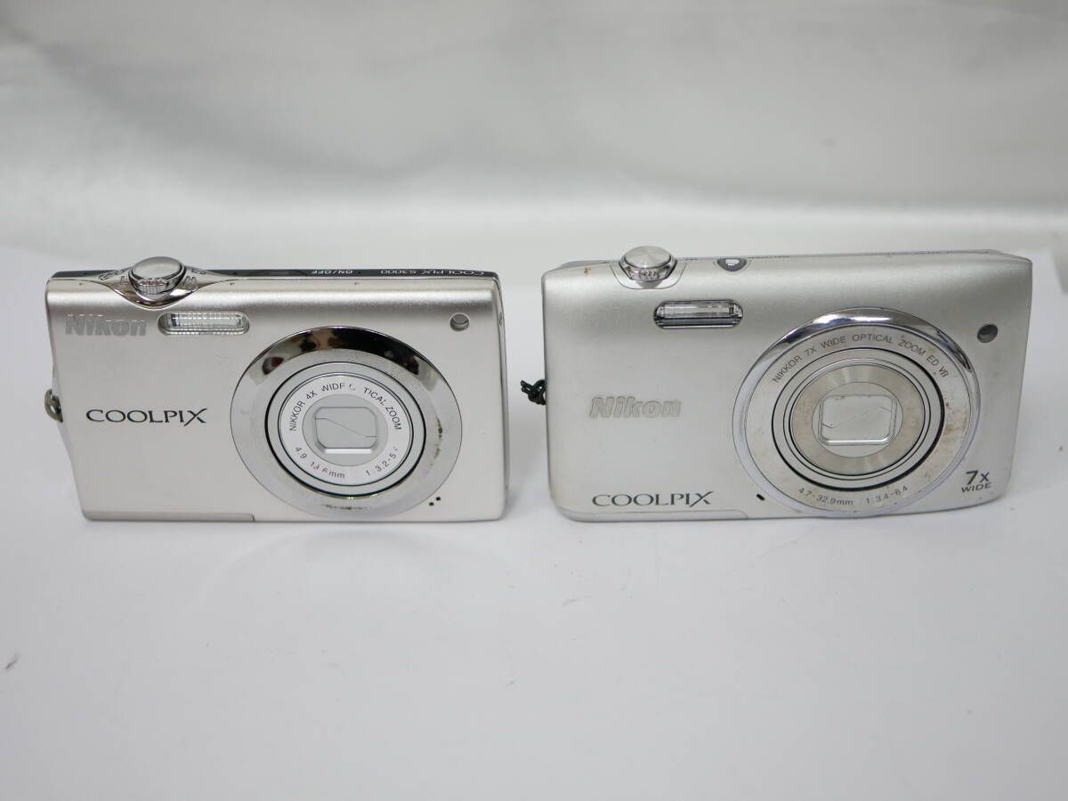 #4690 NIKON コンデジ2台 Coolpix S3000 S3500 ニコン クールピクス