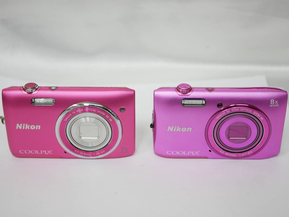 #4783 NIKON コンデジ2台 Coolpix S3500 S3600 ニコン クールピクス
