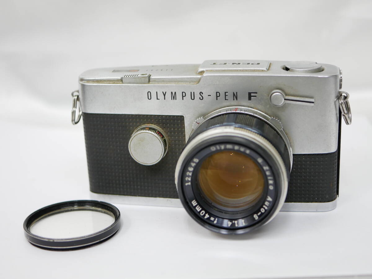 #3876 OLYMPUS-pen F PEN-FT 40mm F1.4 一眼レフフィルムカメラ