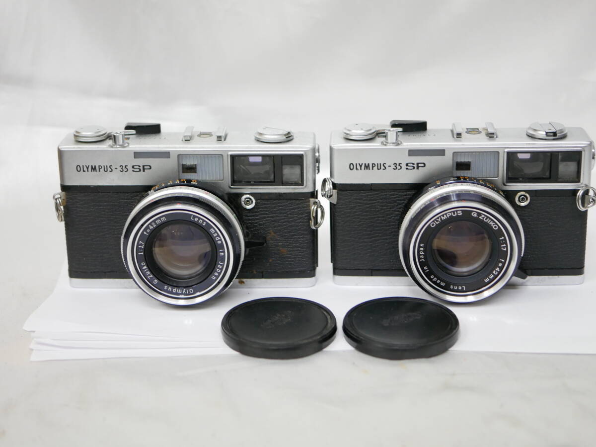 #3956 Olympus-35SP 2台 42mm F1.7 オリンパス レンジファインダー