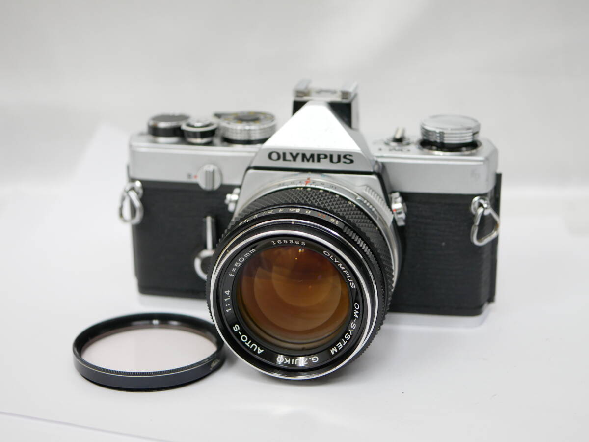 #4266 OLYMPUS OM-1 50mm F1.4 一眼レフフィルムカメラ