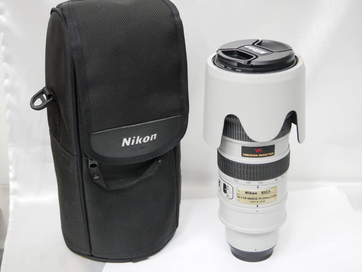 #4148 NIKON AF-S 70-200mm F2.8G VR-nikkor ニコン グレーレンズ