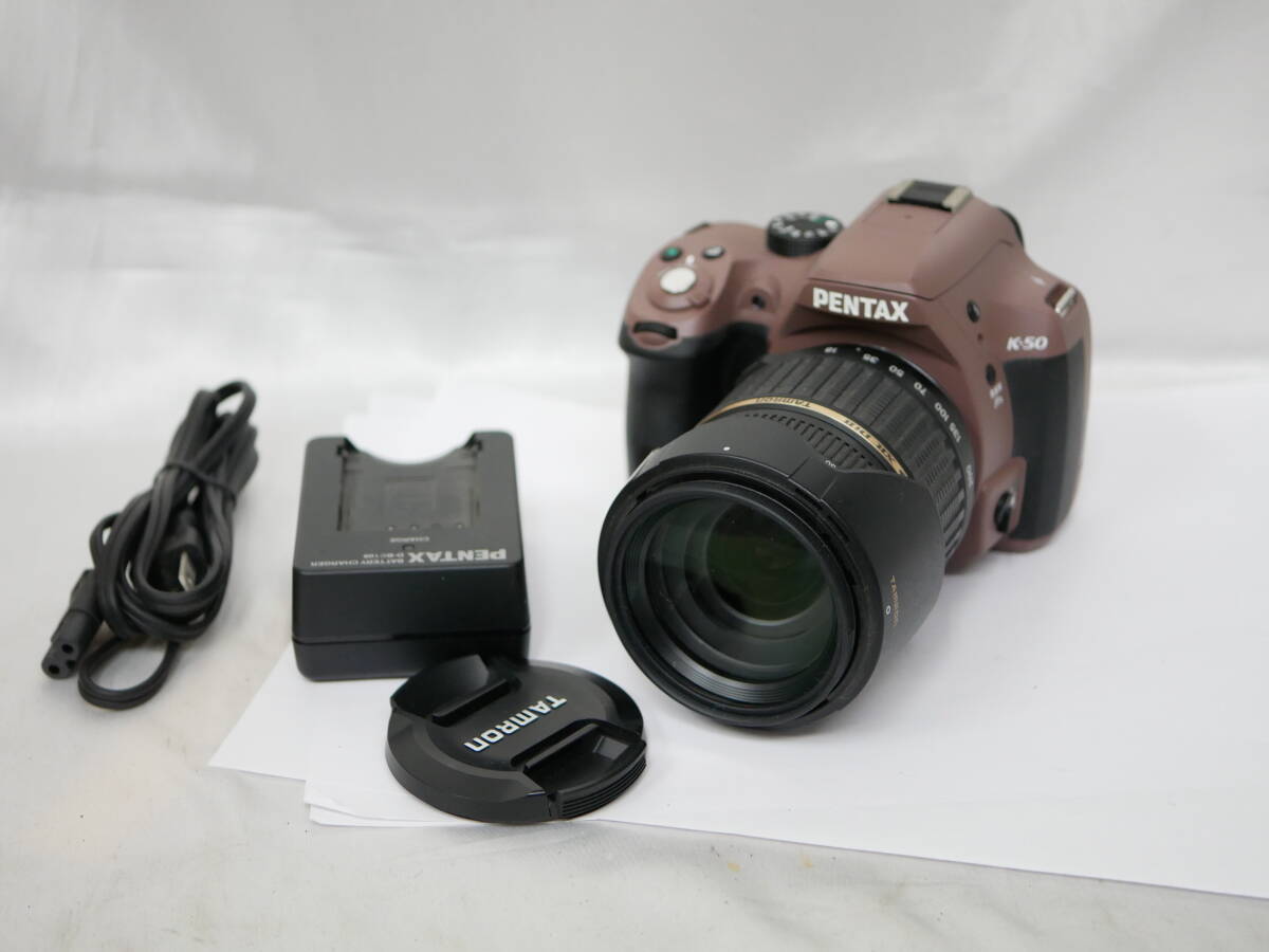#3945 Pentax K-50 tamron xr di ii af 18-200mm A14 ペンタックス デジカメ