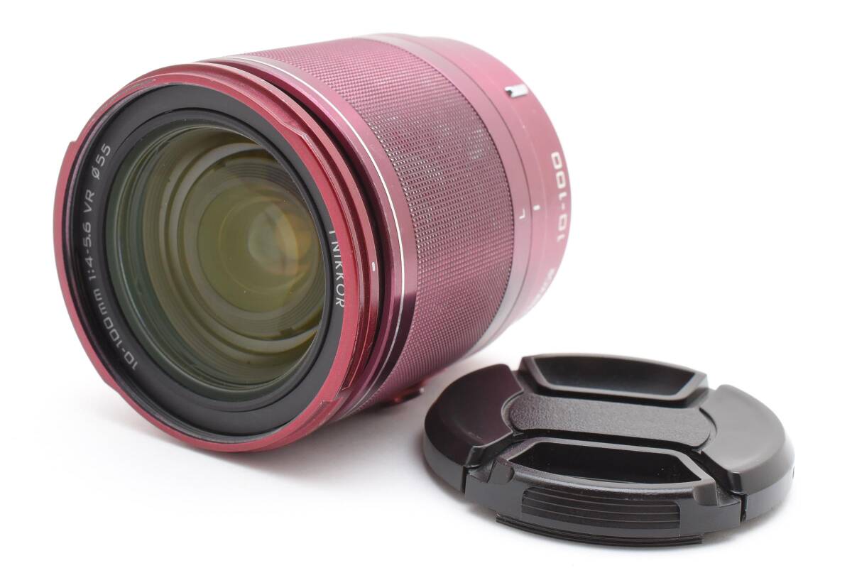 【美品】Nikon ニコン 1 NIKKOR 10-100mm F4-5.6 VR レッド【動作確認済】#3002473