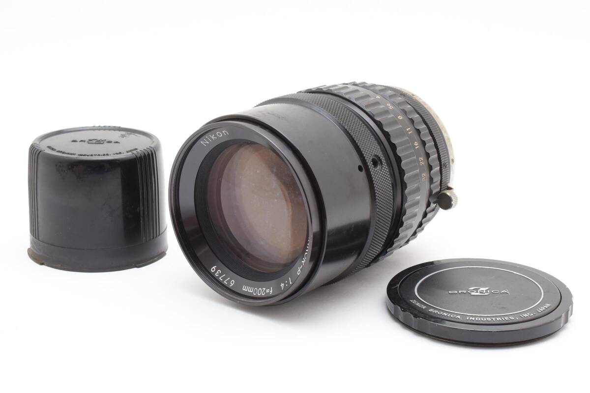 ブロニカ BRONICA Nikon NIKKOR-P 200mm F4【現状品】#3002475