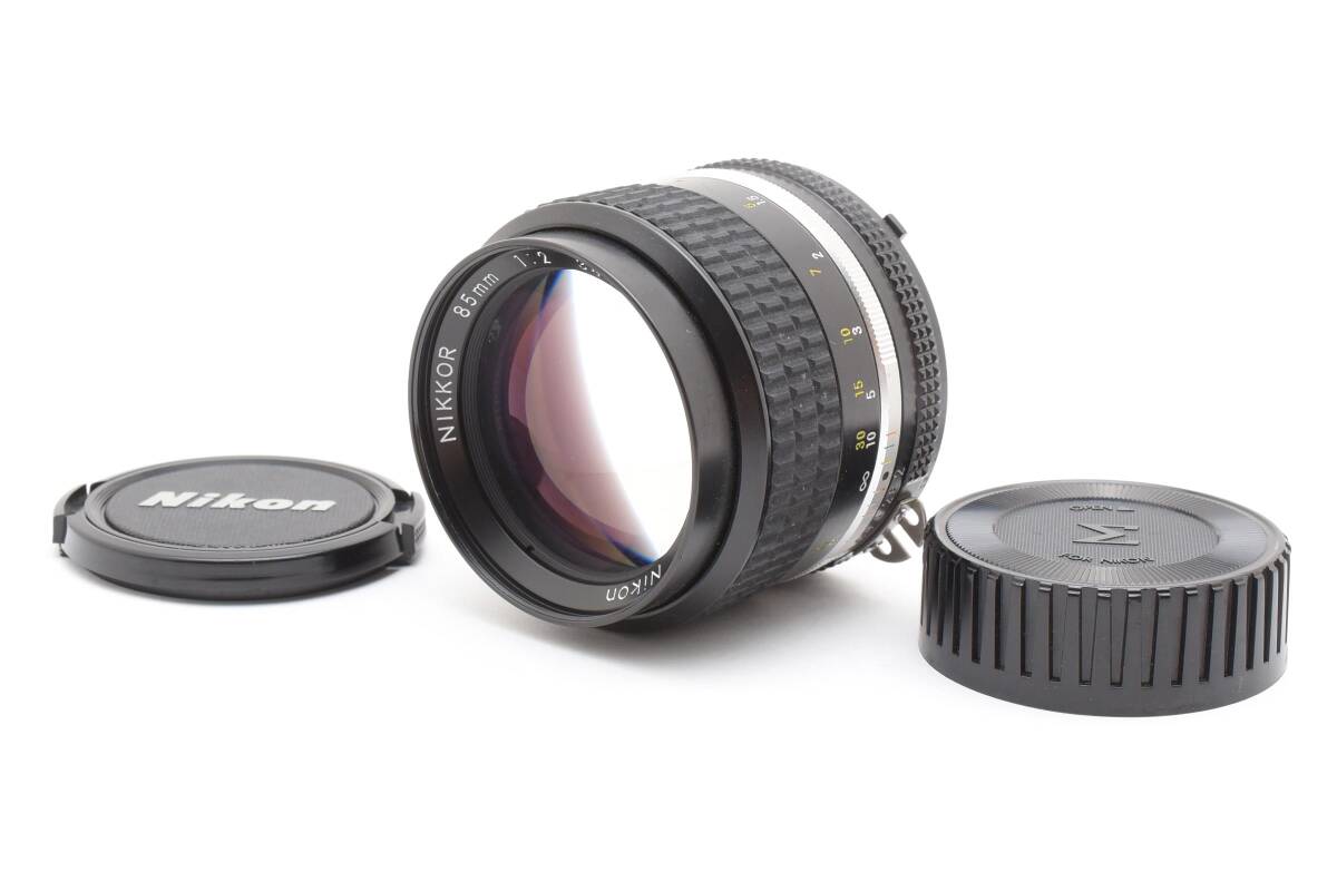 【極美品】NIKON ニコン Ai-S NIKKOR 85mm F2【動作確認済】#3002479