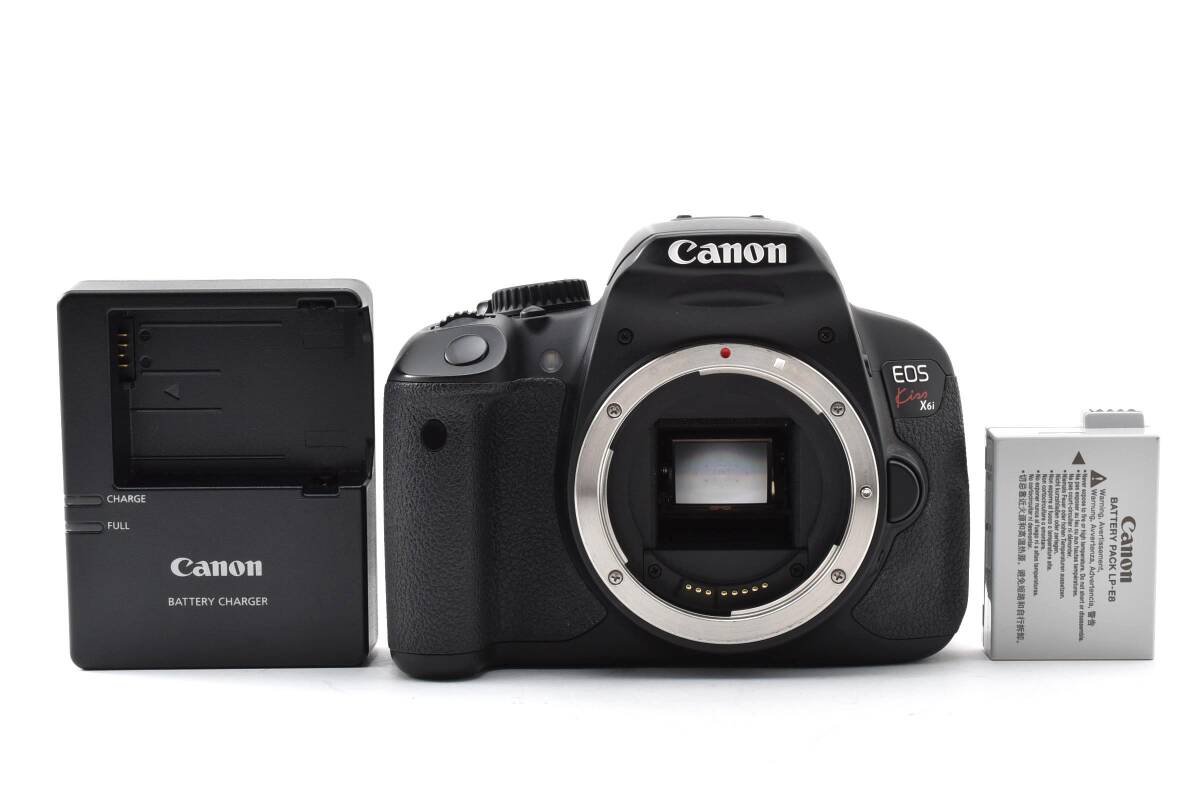 【特上美品】キヤノン CANON EOS Kiss X6i ボディ ★シャッター回数10,240回★【動作確認済】#3006423