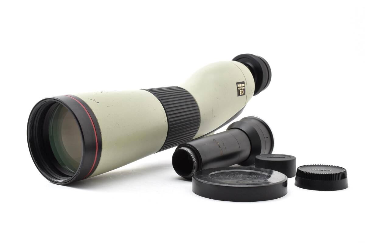 【特上美品】ニコン Nikon FIELD SCOPE ED 78 アダプター・接眼レンズ付 【動作確認済】#3006427