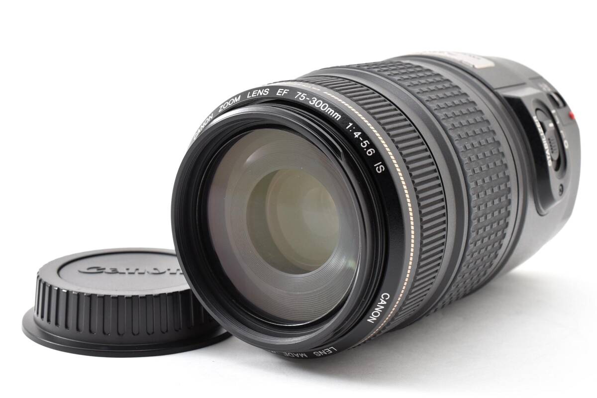 【良品】Canon EF 75-300mm F/4-5.6 IS USM AF 望遠ズーム レンズ EFマウント【動作確認済】#3006431