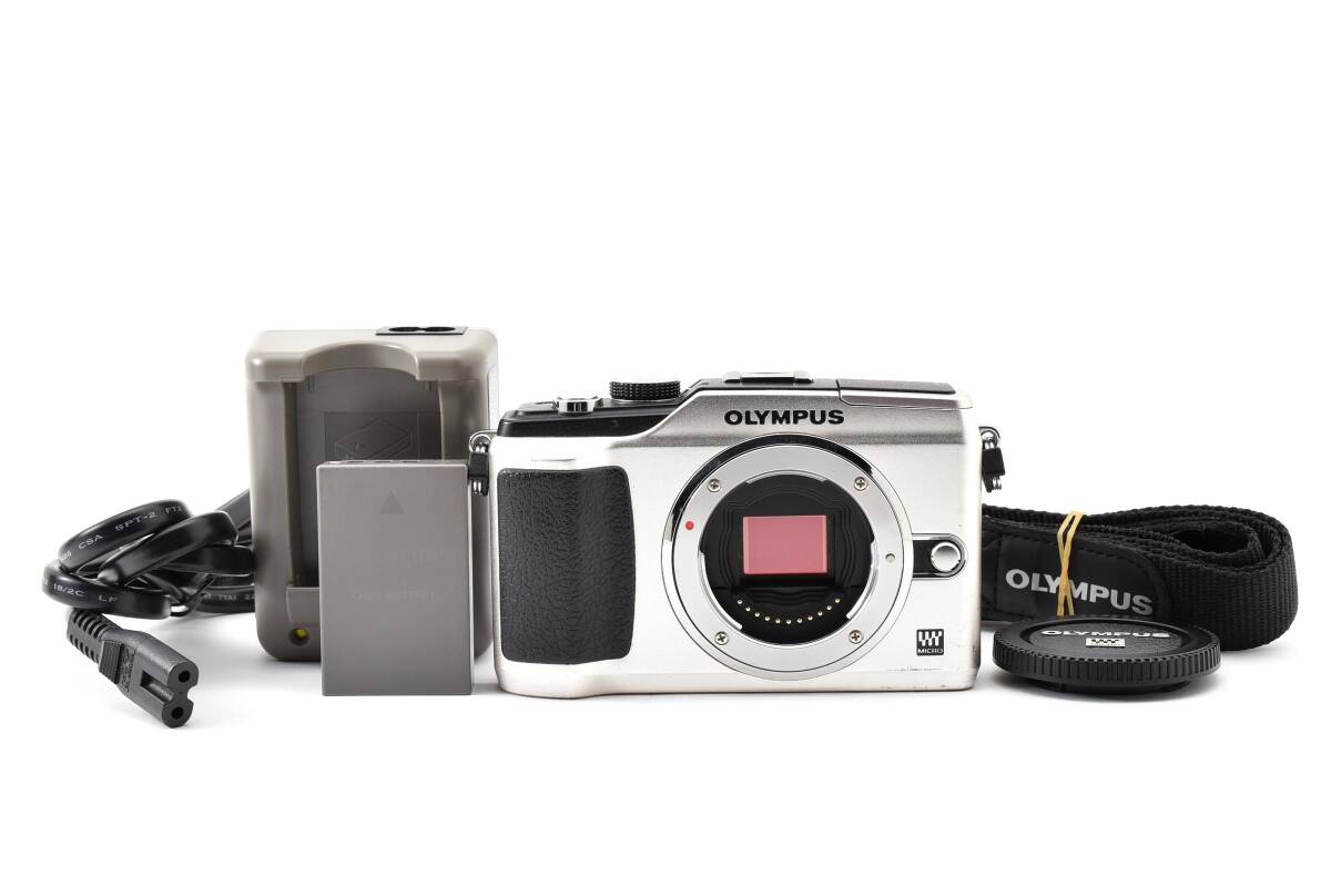 【極美品】OLYMPUS PEN Lite E-PL2 ボディオリンパス ミラーレス シャンパンゴールド【動作確認済】#3006436