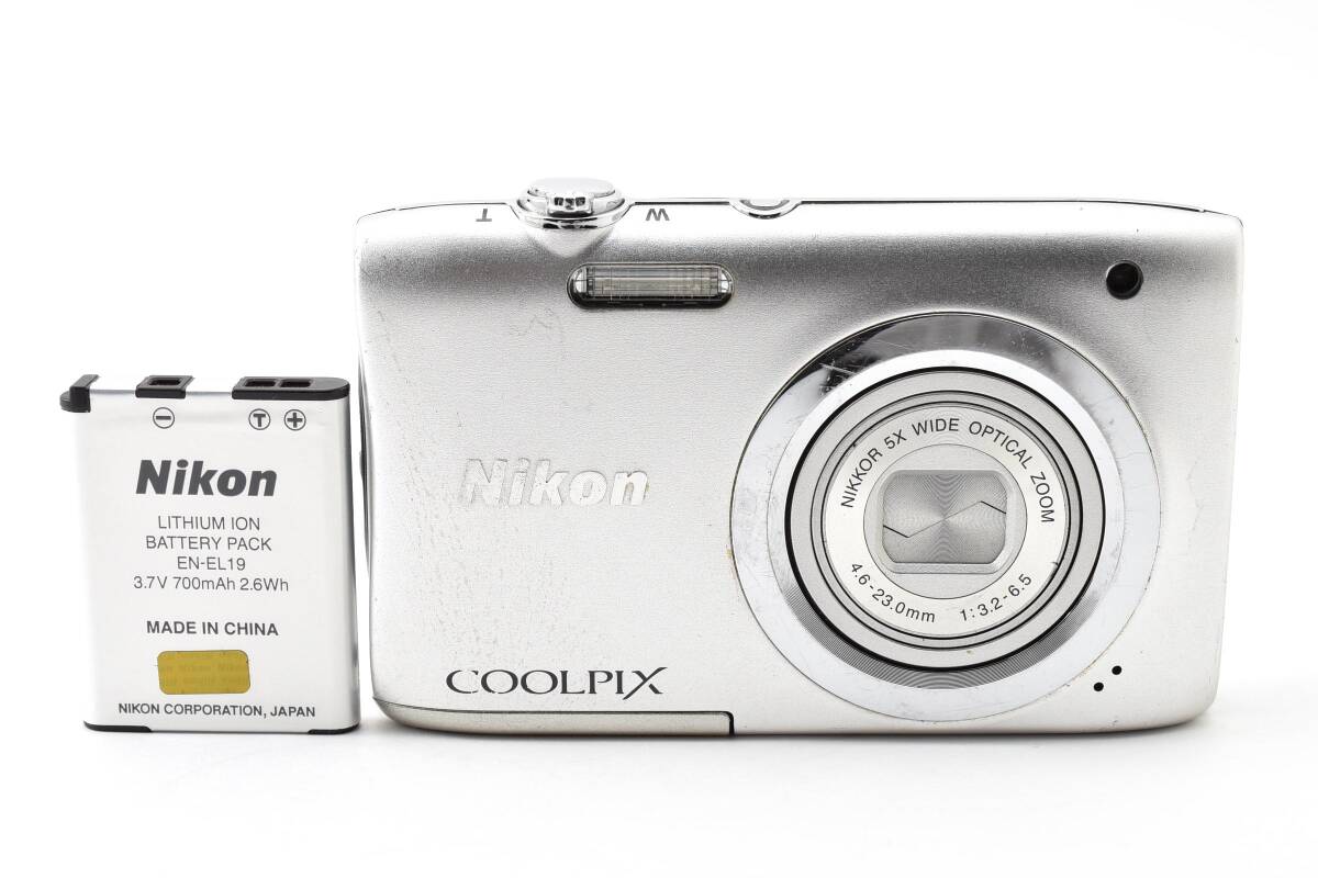 【良品】ニコン Nikon COOLPIX A100 シルバー【動作確認済】#3006439