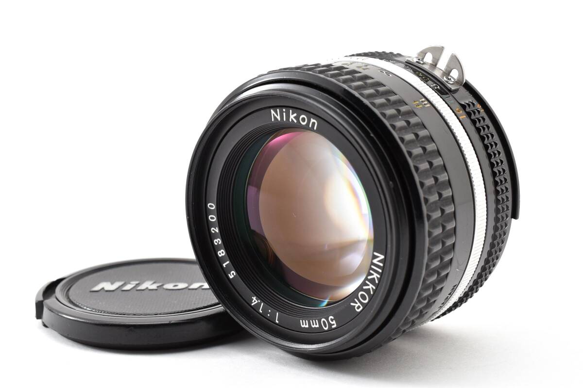 【美品】ニコン NIKON Ai-s Nikkor 50mm F1.4 大口径 標準銘玉【動作確認済】#3006448