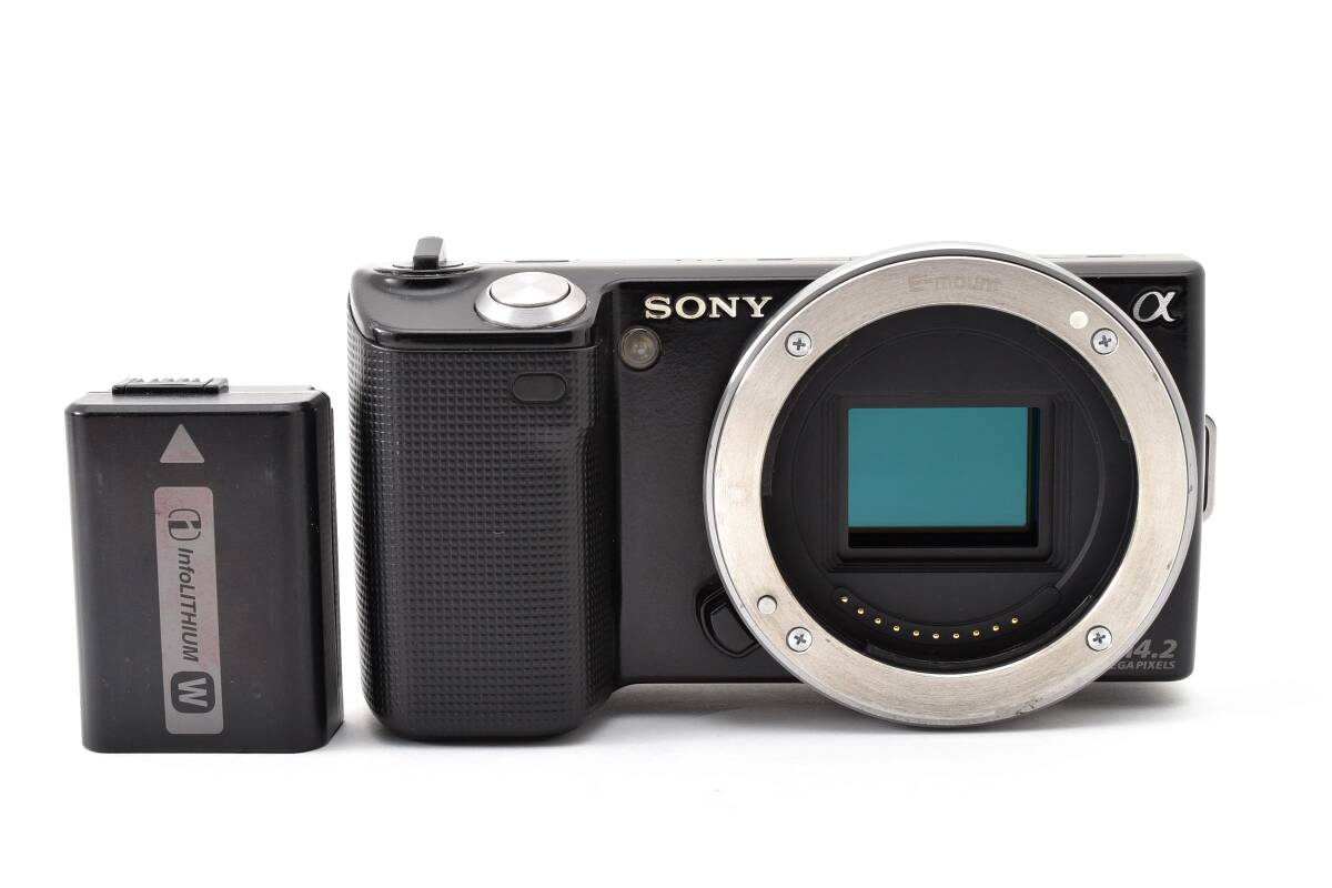 【美品】ソニー SONY NEX-5 ボディ ブラック 【動作確認済】#3006465