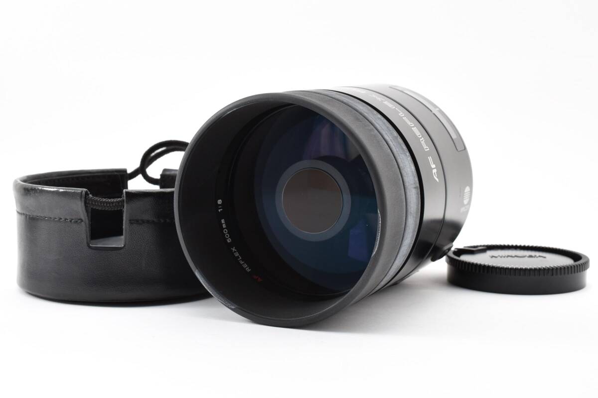 【美品】MINOLTA AF REFLEX 500mm 1:8 レフレックス【動作確認済】#3022344