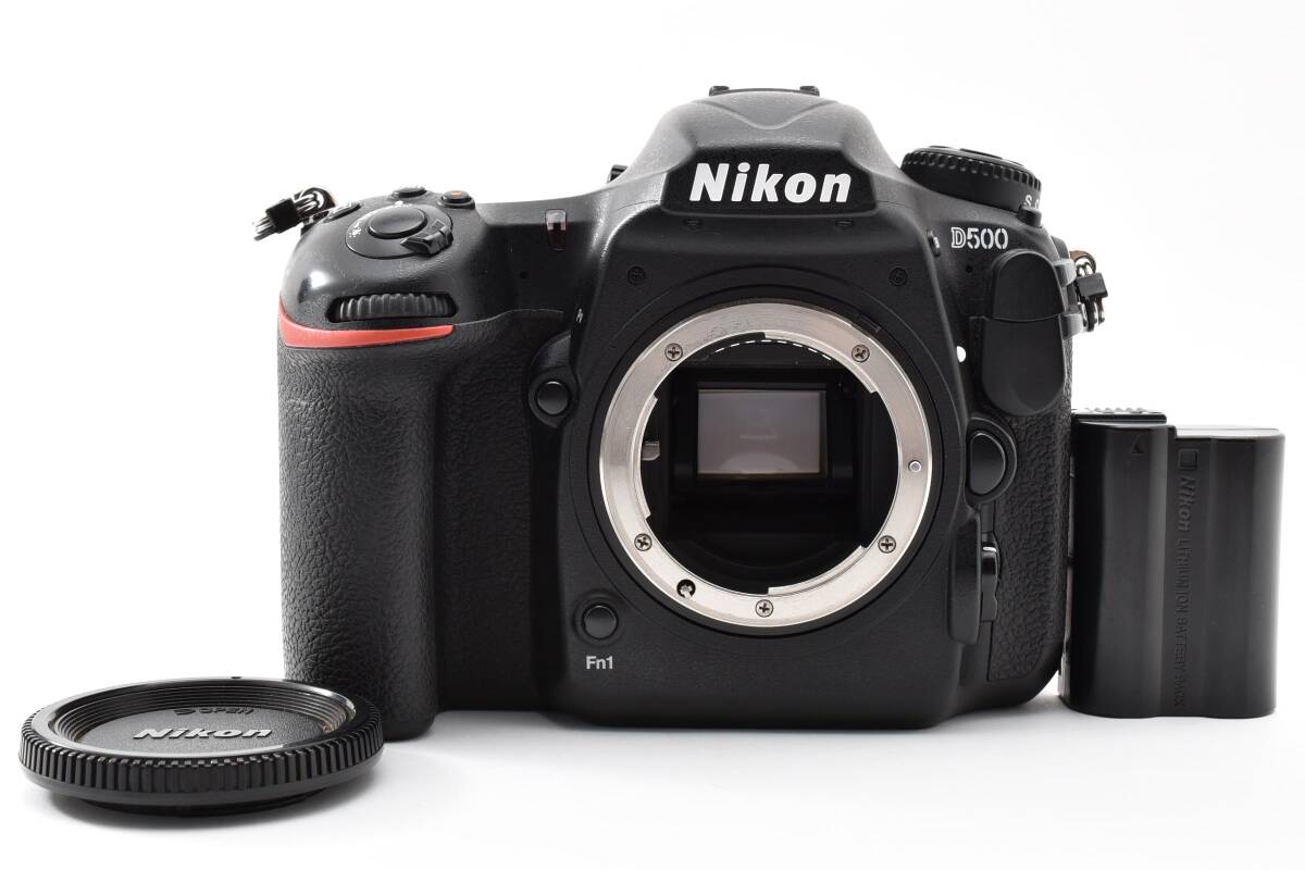 【美品】Nikon D500 ブラックボディ ニコン 一眼レフカメラ【動作確認済】#3022346
