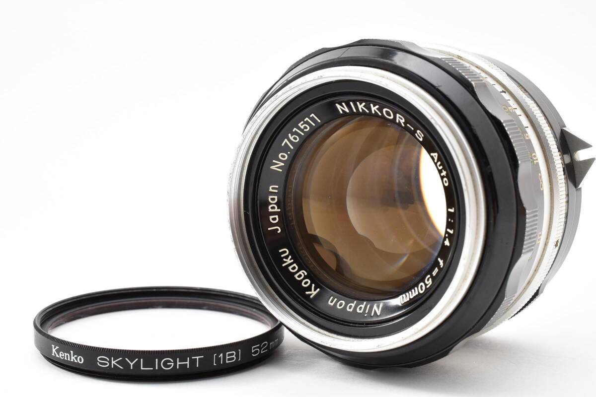 【並品】ニコン Nikon 非Ai NIKKOR-S Auto 50mm F1.4【動作確認済】#3022352