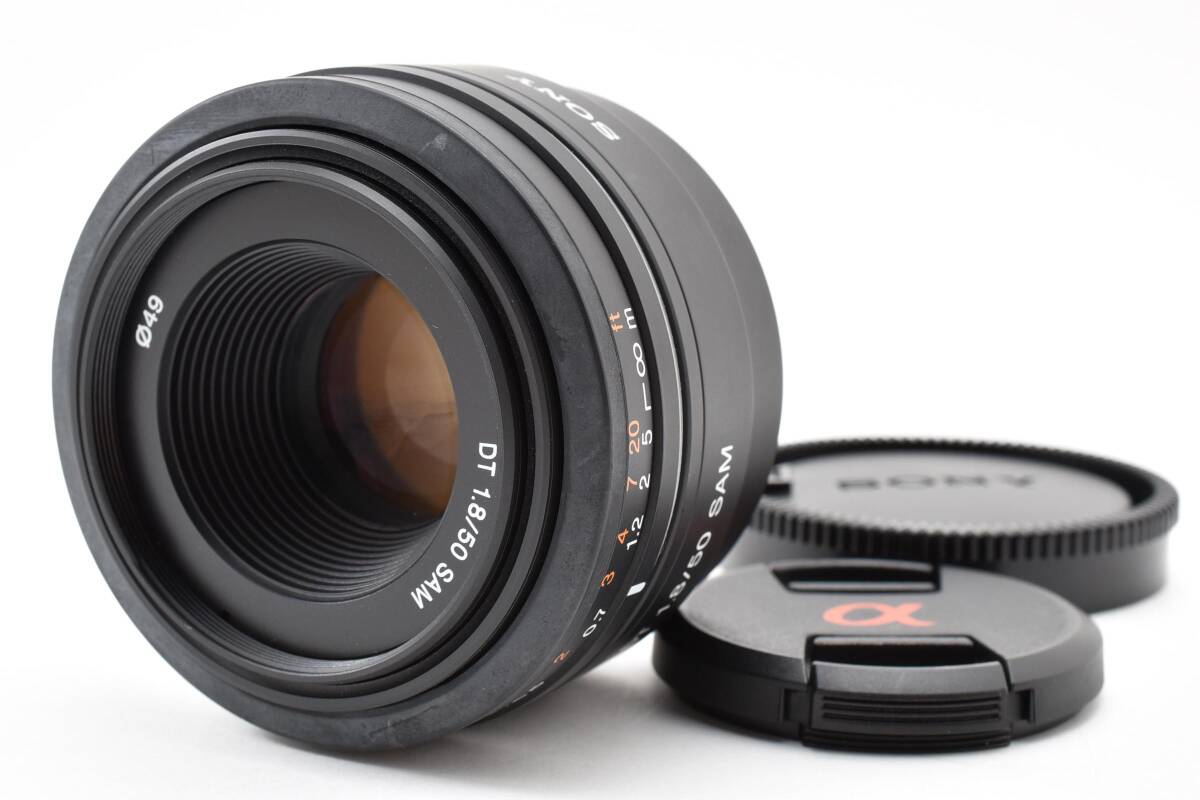 【特上美品】SONY αマウント レンズ APS-C DT 50mm F1.8 SAM SAL50F18【動作確認済】#3022354
