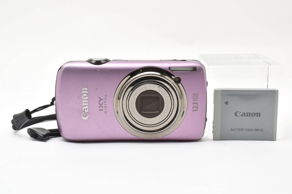 【美品】Canon IXY DIGITAL 930 IS コンパクトデジタルカメラ パープル 【動作確認済】#2825695