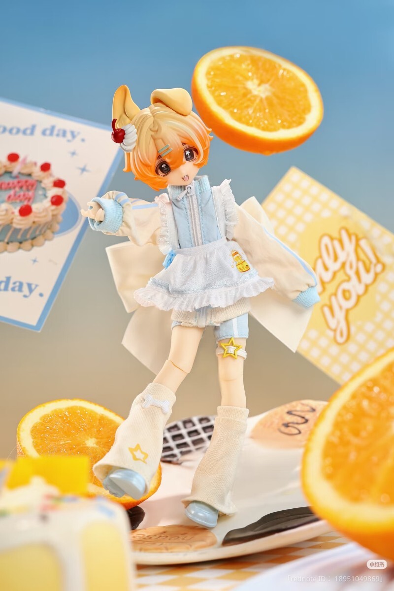 BOXED FURRY 箱入りファーリー MiraiDolls　1/8ドール ブラインドドール　オレンジ