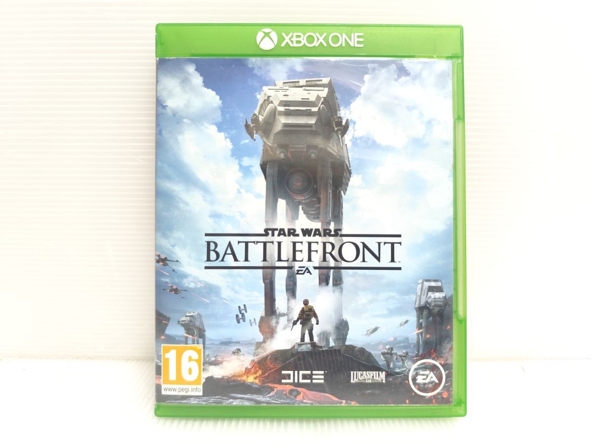 【海外版】XBOX One 【箱 付属】STAR WARS BATTLE FRONT ソフト 起動未確認
