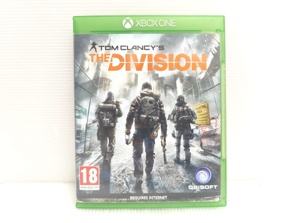 【海外版】XBOX One 【箱 付属】TOM CLANCY'S THE DIVISION ソフト 起動未確認