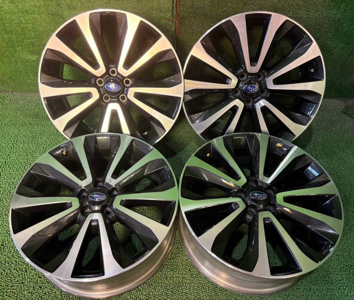 函館発【スバル純正☆18インチセット】スバル純正 18×7.0 PCD100 5穴 OFF48 ※商品説明欄要確認