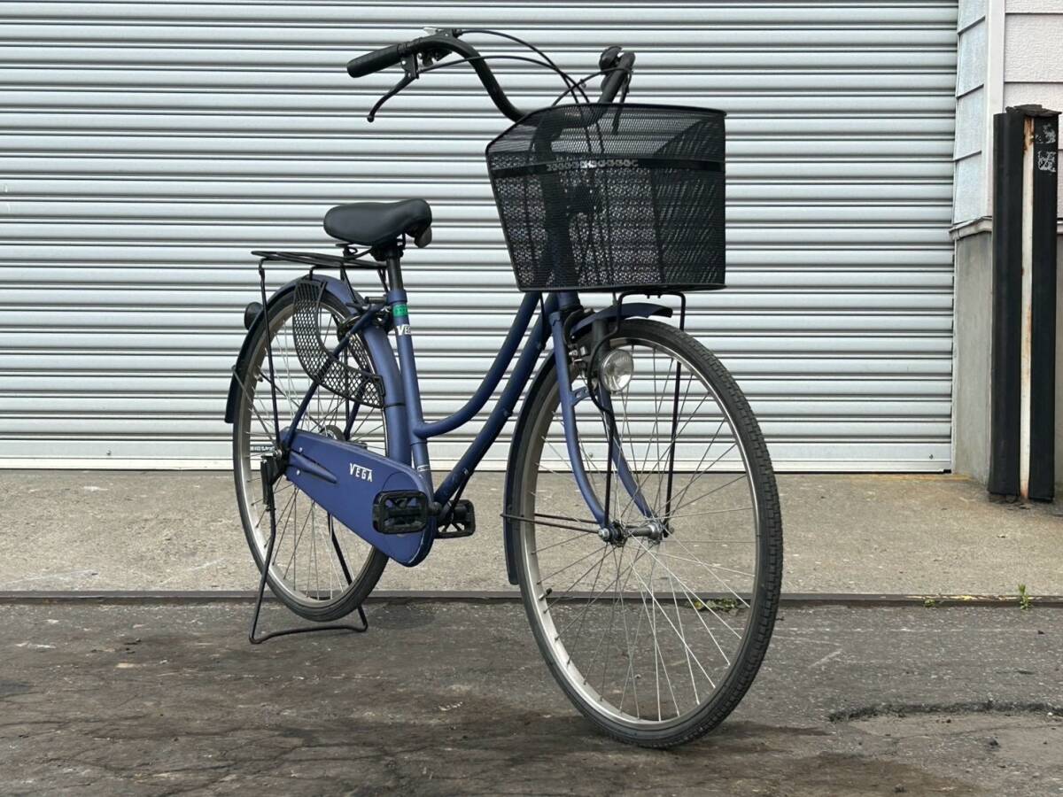 函館発【FUJI☆自転車】FUJI☆シティサイクル 3段変速 26インチ※直接引取りのみ