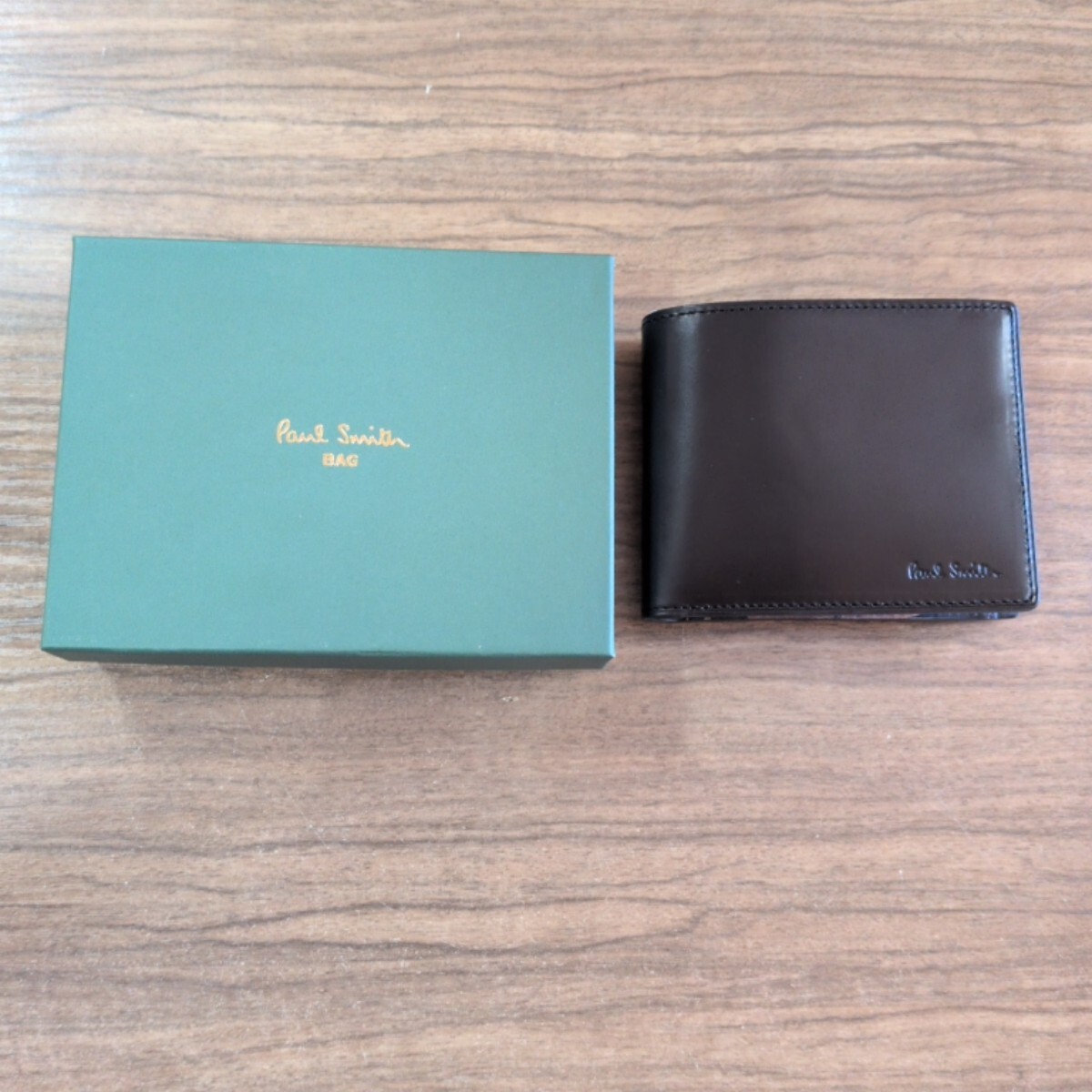 ★Paul Smith★二つ折り財布★クラシックカーデザイン★内側プリント★ポールスミス★箱付き★長期保管品★引き取り可能★札幌★北海道★ 