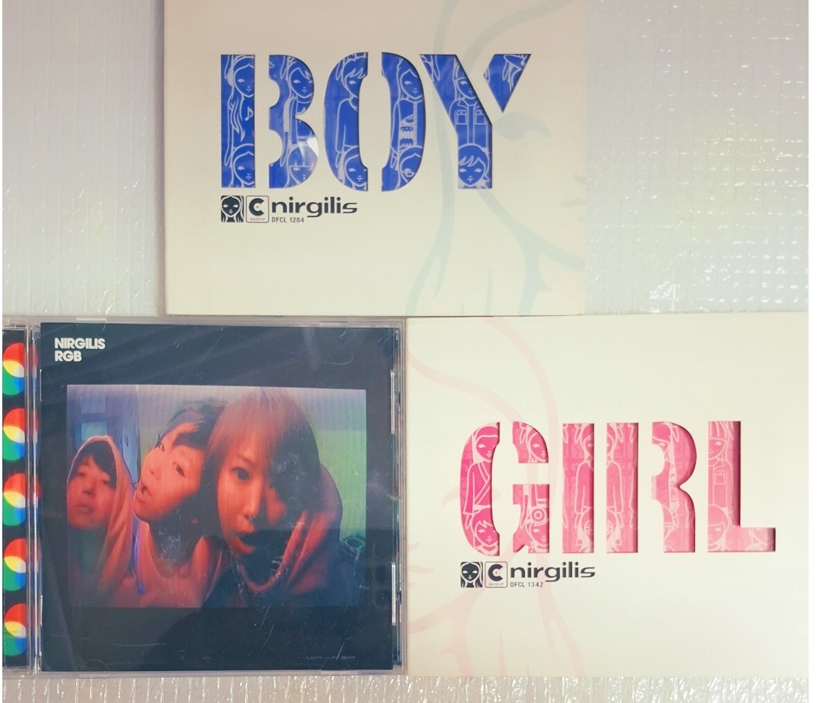 nirgilis CD 3枚セット BOY / RGB / GIRL ニルギリス
