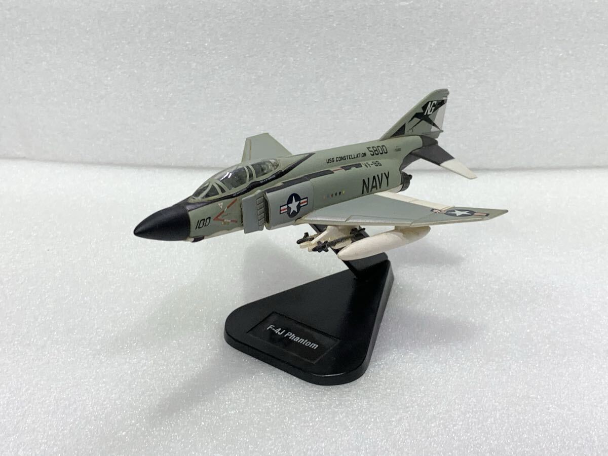 メーカー不明　1/100 F-4J Phantom F4ファントム　完成品　ダイキャスト　元箱無し　航空機模型　戦闘機　アメリカ海兵隊　米軍