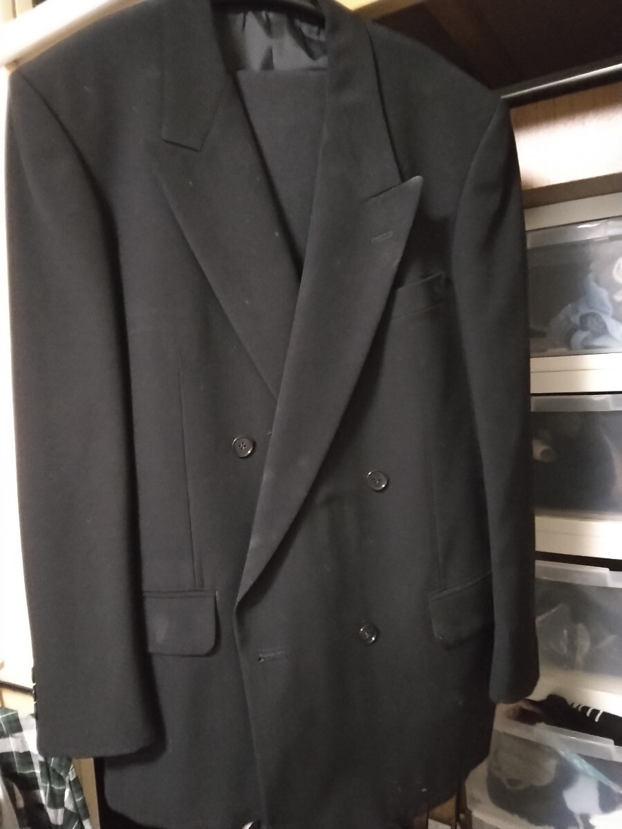 メンズ ダブルスーツ ブラックフォーマル 礼服 冠婚葬祭 Venerato