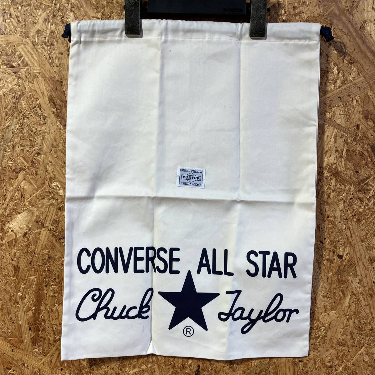 PORTER CONVERSE ALL STAR chuck taylor 巾着 バッグ ポーチ コラボ 別注 限定 ポーター コンバース オールスター チャックテイラー