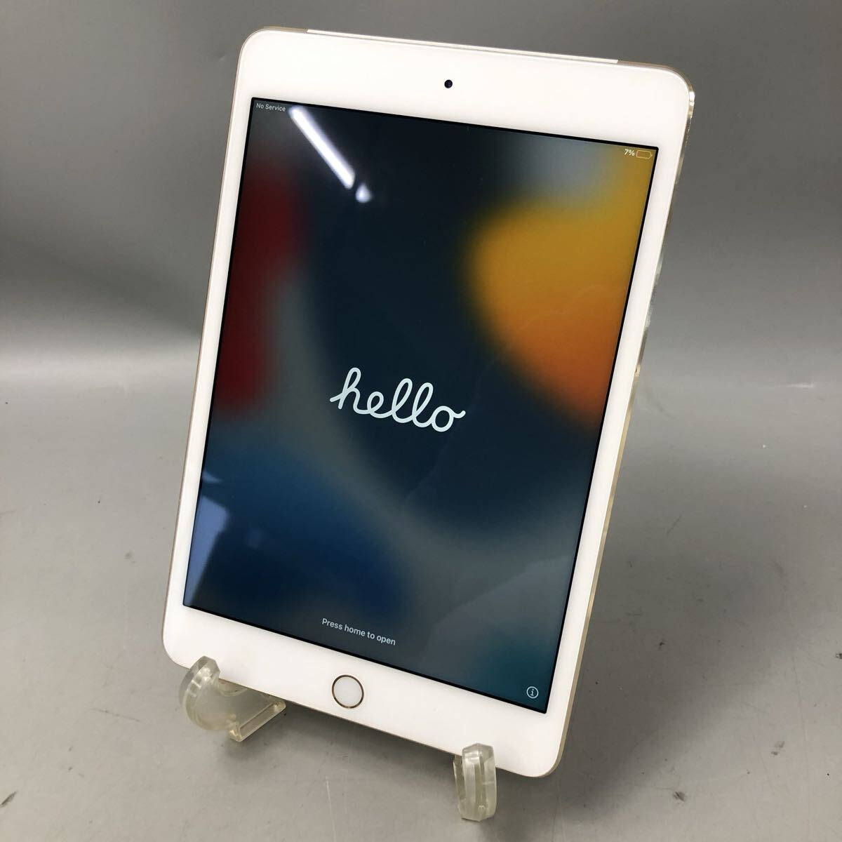 ★G06349 Apple iPad mini 4 32GB MNWG2J/A 判定：〇 IMEI:359295060563809 動作確認済