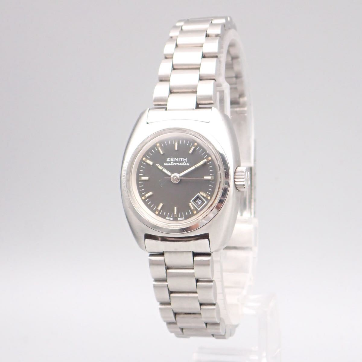 か07151 ZENITH ゼニス automatic 自動巻 腕時計 デイト 腕時計 稼動