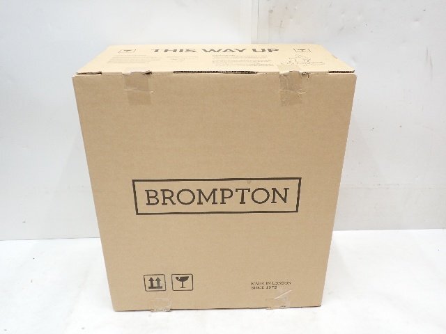 【未開封品】 BROMPTON ブロンプトン P-Line URBAN Low S12L 折り畳み自転車 ブロンズスカイ 元箱付き 配送/来店引取可 ∩ 76978-2