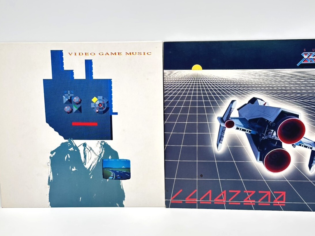 B16447 LPレコード スーパーゼビウス/ビデオ・ゲーム・ミュージック 2枚まとめ namco 細野晴臣 アルファレコード 