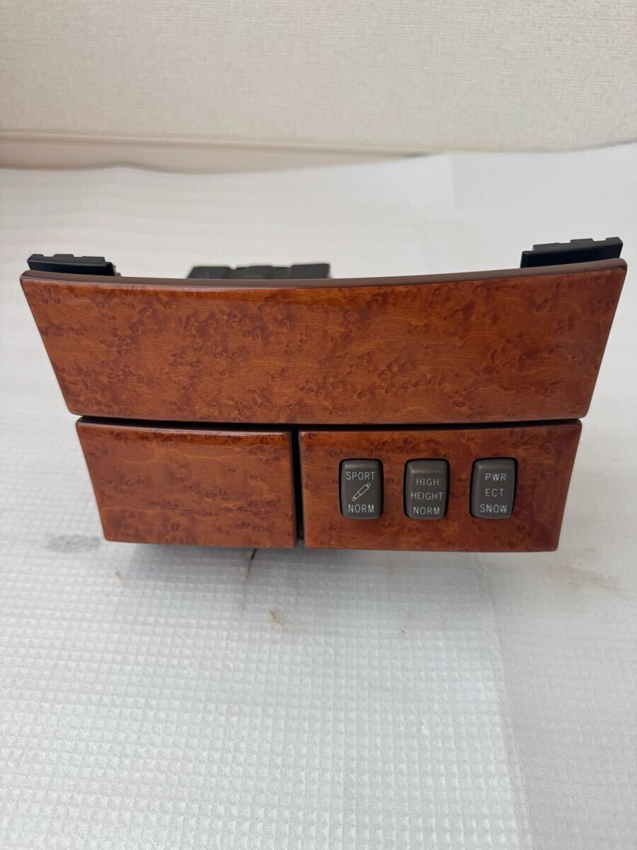 綺麗　全国送料込　トヨタ純正 UCF30 UCF31 セルシオ センターパネル 純正 スイッチ 小物入れ ウッドパネル 木目調 c仕様　CELSIOR