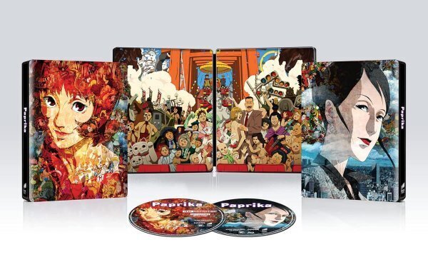 パプリカ paprika 4K Ultra HD+Blu-ray 2枚組スチールブック仕様限定盤 今敏 筒井康隆 平沢進 林原めぐみ 堀勝之祐 古谷徹 大塚明夫 江守徹