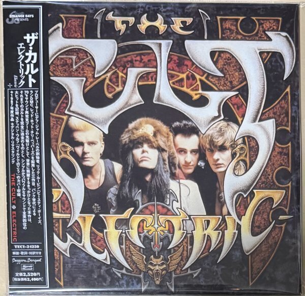 The Cult Electric 紙ジャケ TECI-24250 ザ・カルト エレクトリック 紙ジャケット仕様限定盤 24bit Digitally Remastered