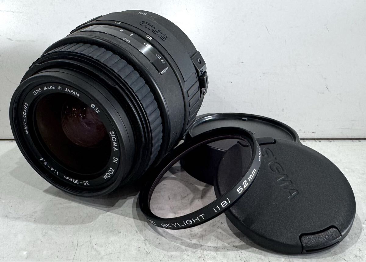 260819A☆ SIGMA DL ZOOM 35-80mm 1:4-5.6 MULTI-COATED φ52 Canon用AFレンズ おまけ付 ♪配送方法＝おてがる配送宅急便(EAZY)♪