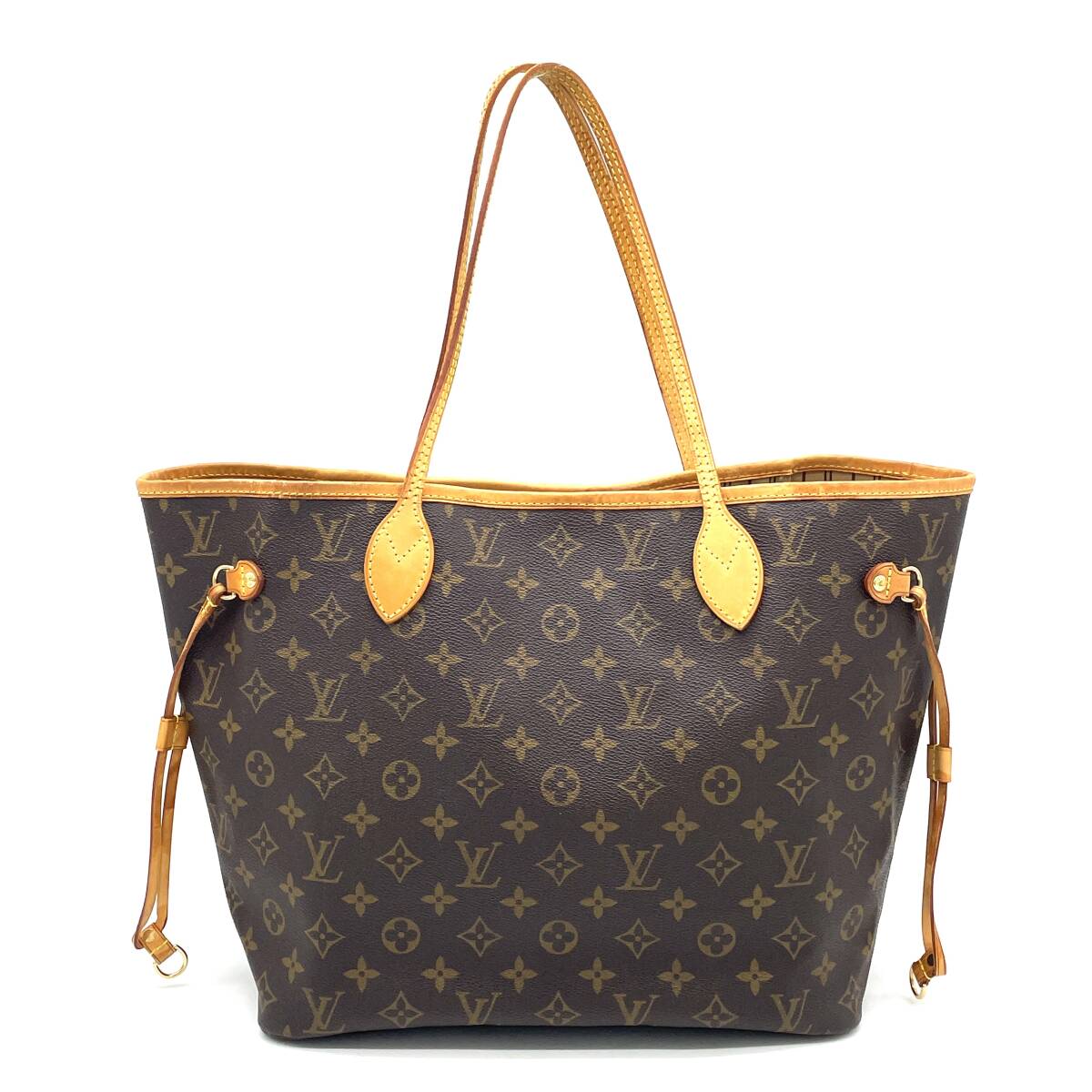 1円 良品 LOUIS VUITTON ルイヴィトン モノグラム ネヴァーフルMM トートバッグ ショルダーバッグ M40156