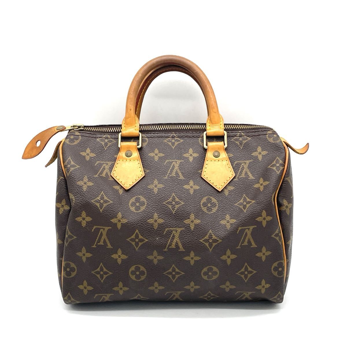 1円 美品 LOUIS VUITTON ルイヴィトン モノグラム スピーディ25 ハンドバッグ ミニボストン M41528