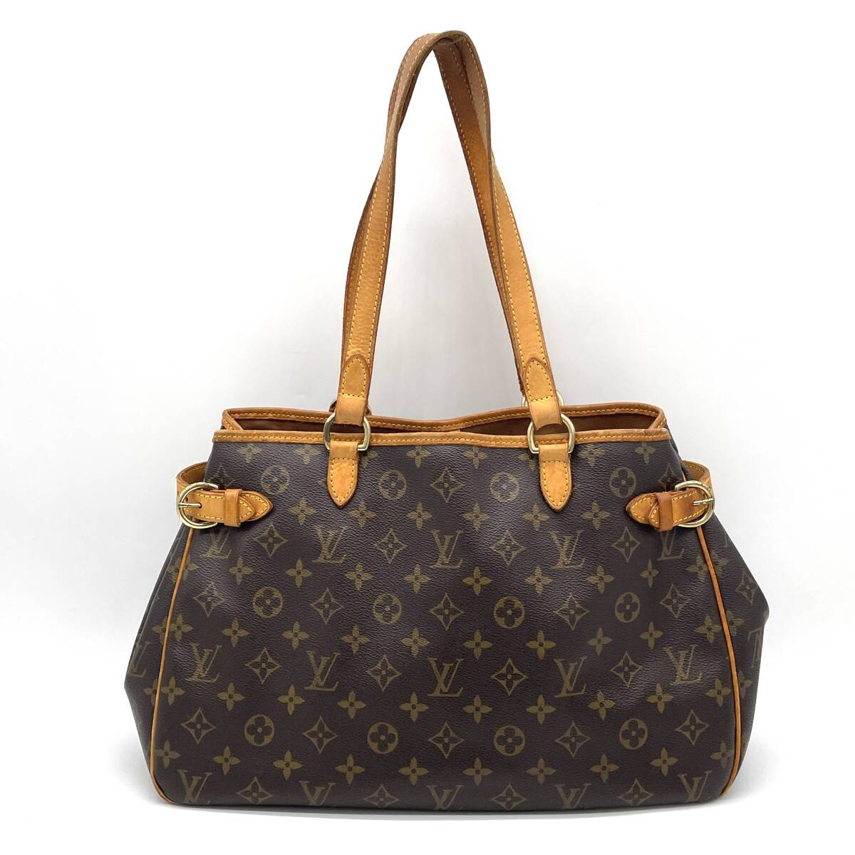 1円 LOUIS VUITTON ルイヴィトン モノグラム バティニョール オリゾンタル トートバッグ ショルダーバッグ M51154