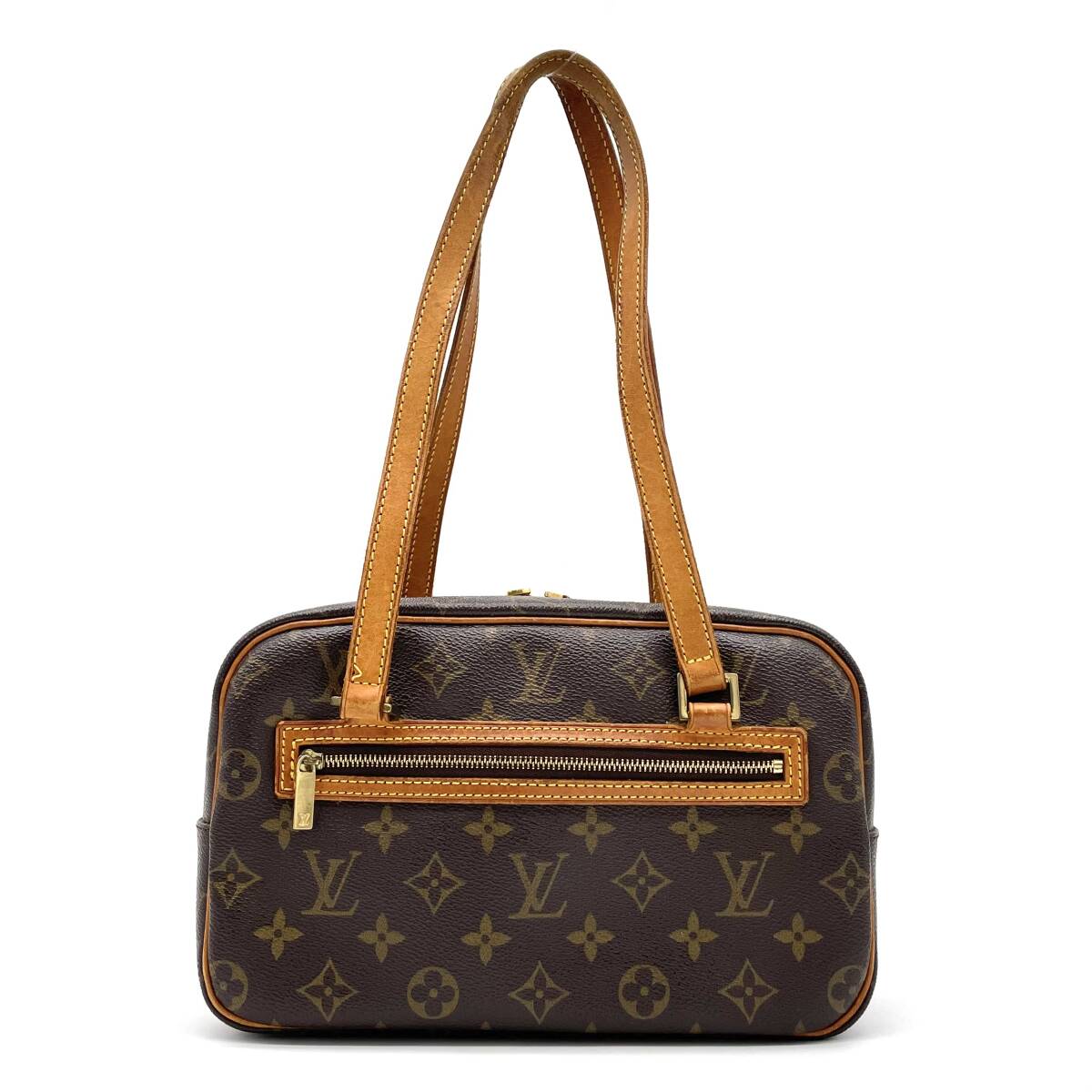 1円 べたなし LOUIS VUITTON ルイヴィトン モノグラム シテMM トートバッグ ショルダーバッグ M51182